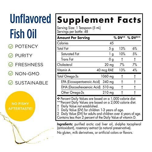 Nordic Naturals Arctic Cod Liver Oil - 1060 mg