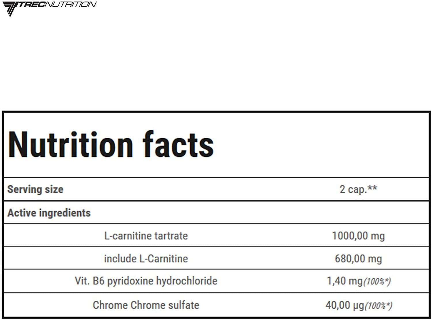 Trec Nutrition L-Carnitine 3000