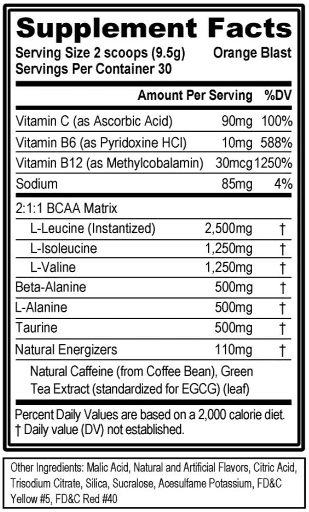 Evlution Nutrition BCAA Energy