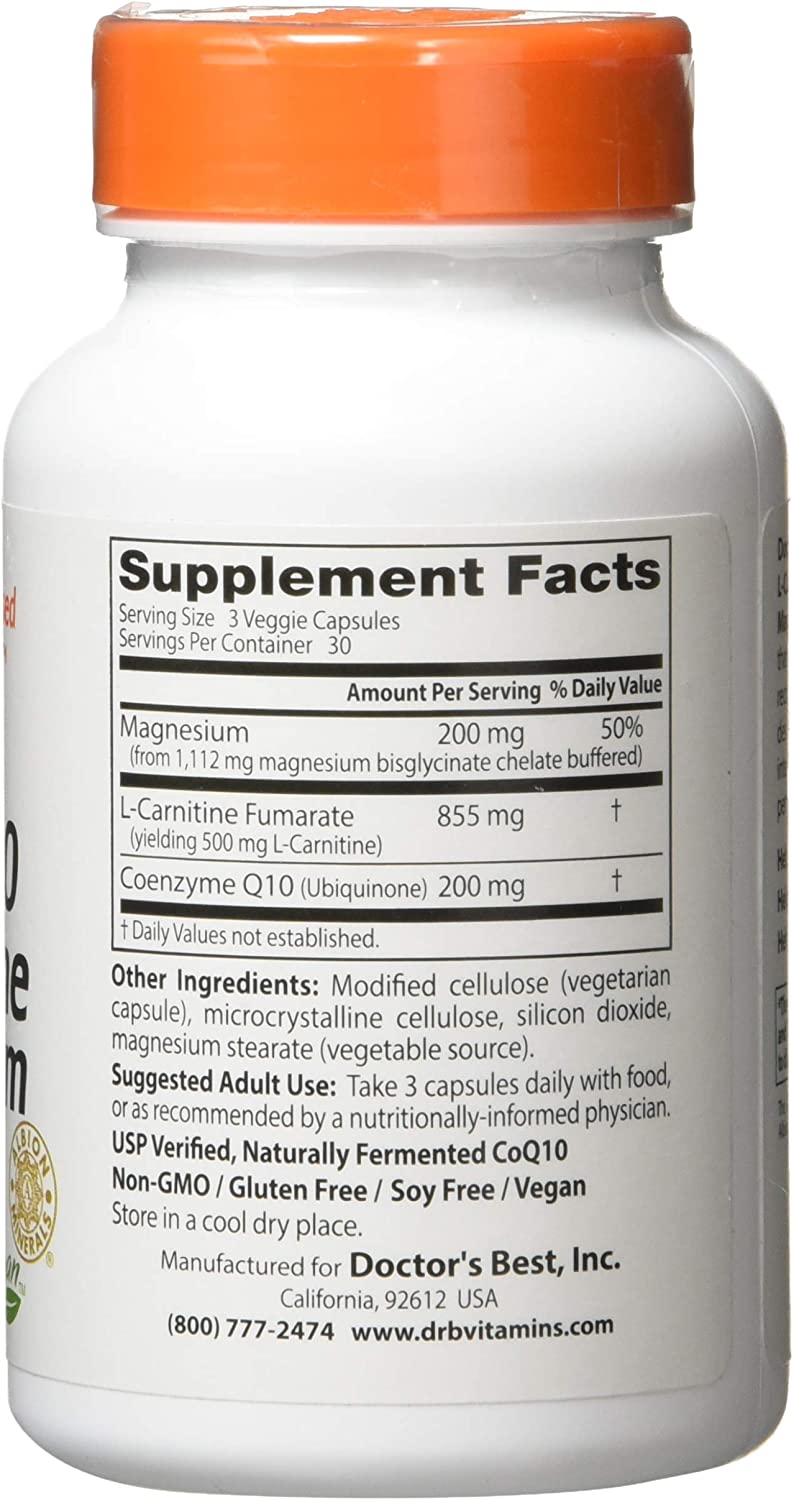 Doctor's Best Coq10 L-Carnitine Magnesium