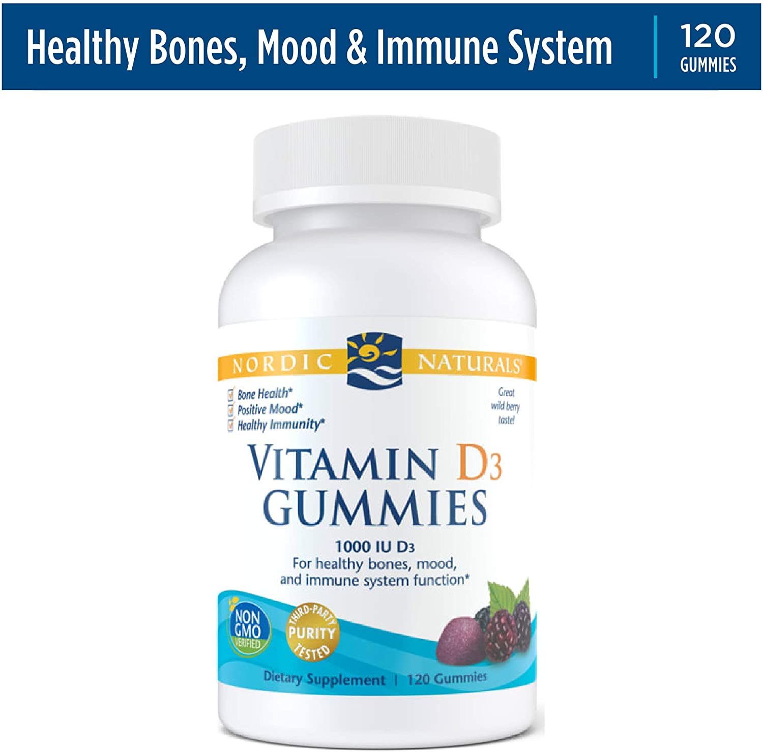 Nordic Naturals 1000 IU Vitamin D3