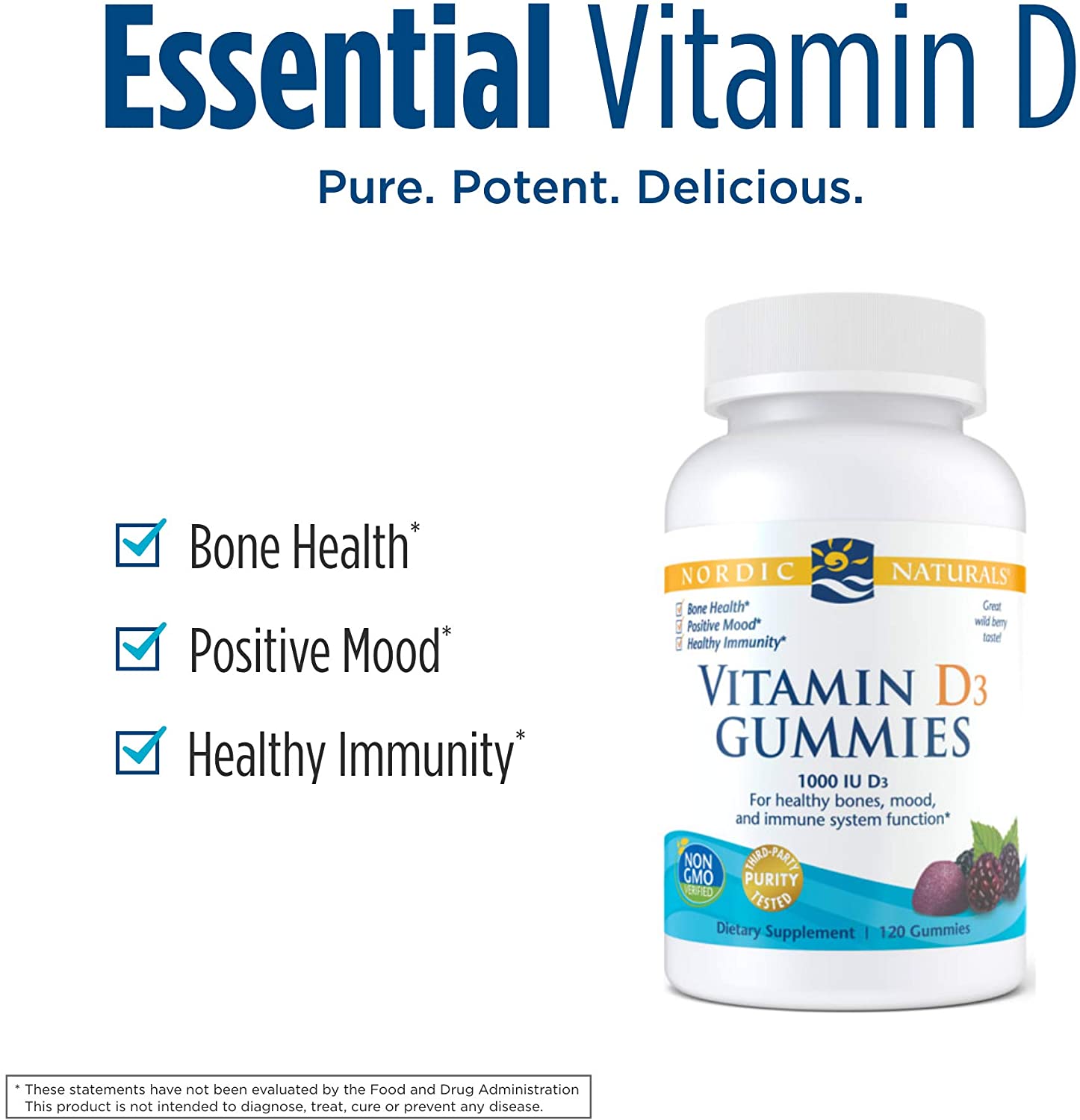 Nordic Naturals 1000 IU Vitamin D3