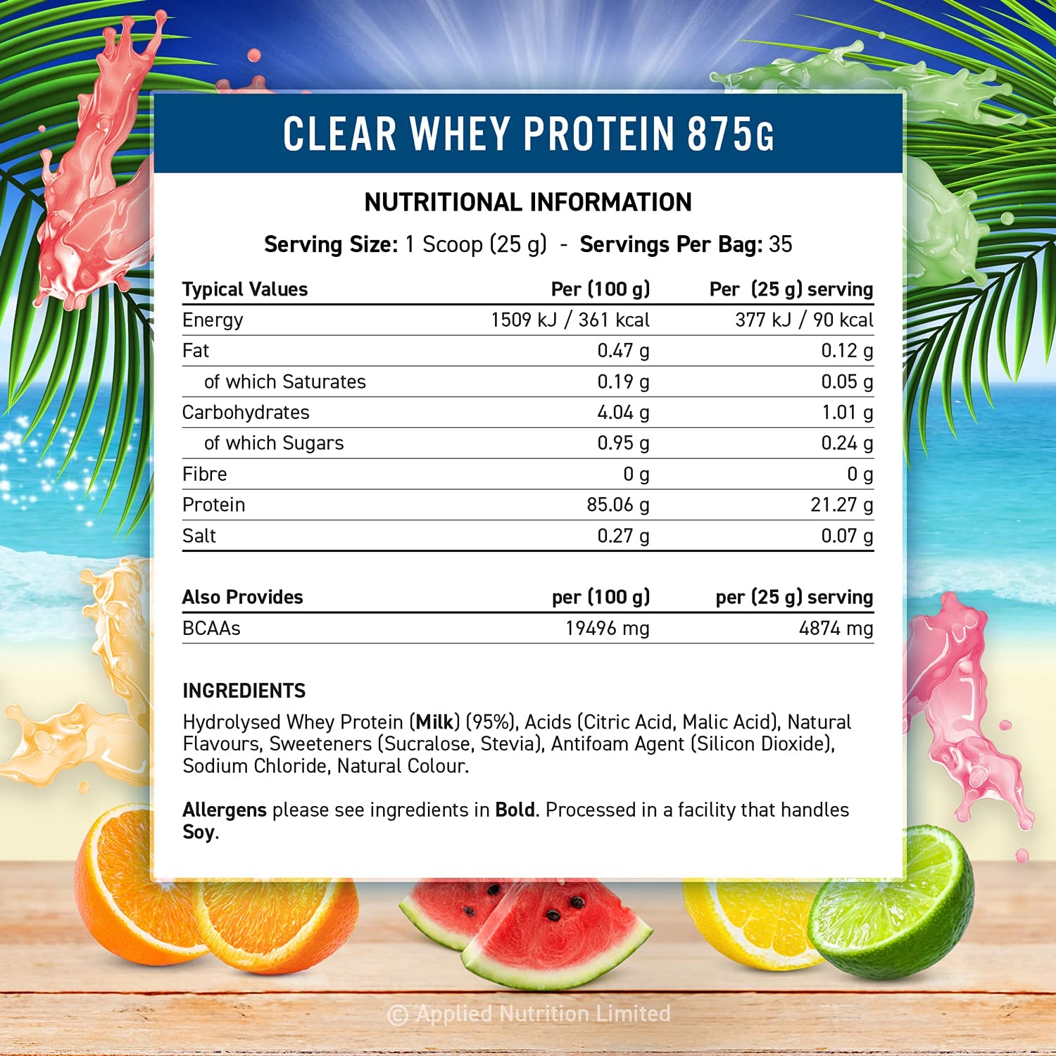 Applied Nutrition Clear Whey Protein Isolate