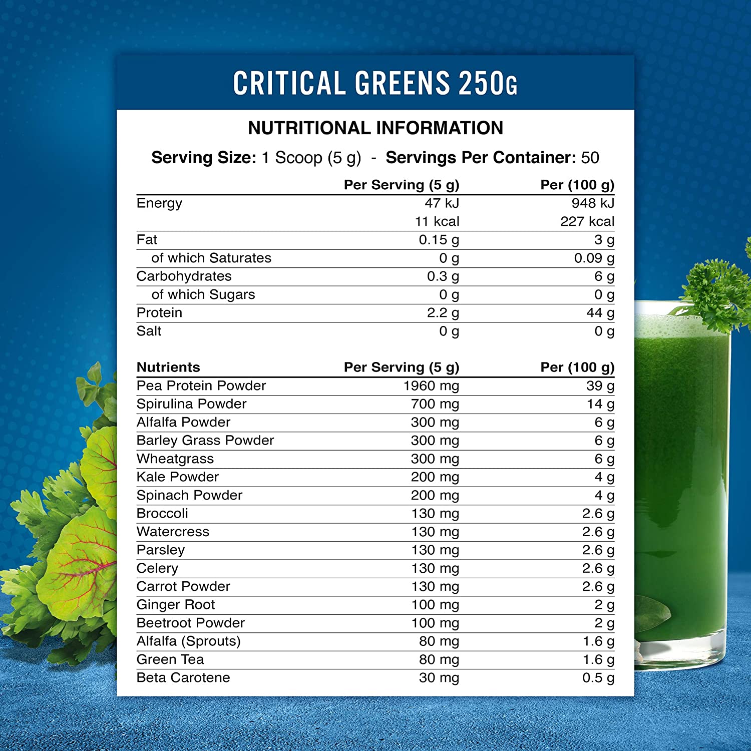 Applied Nutrition Critical Greens, Unflavoured