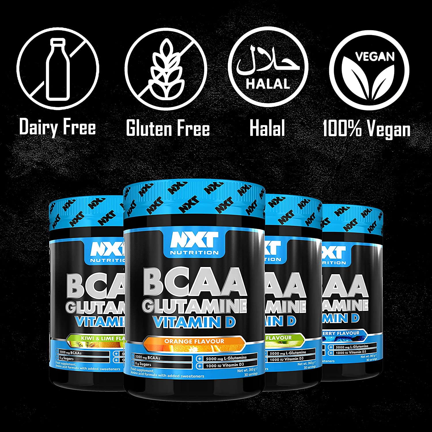 NXT Nutrition BCAA Glutamine Vitamin D