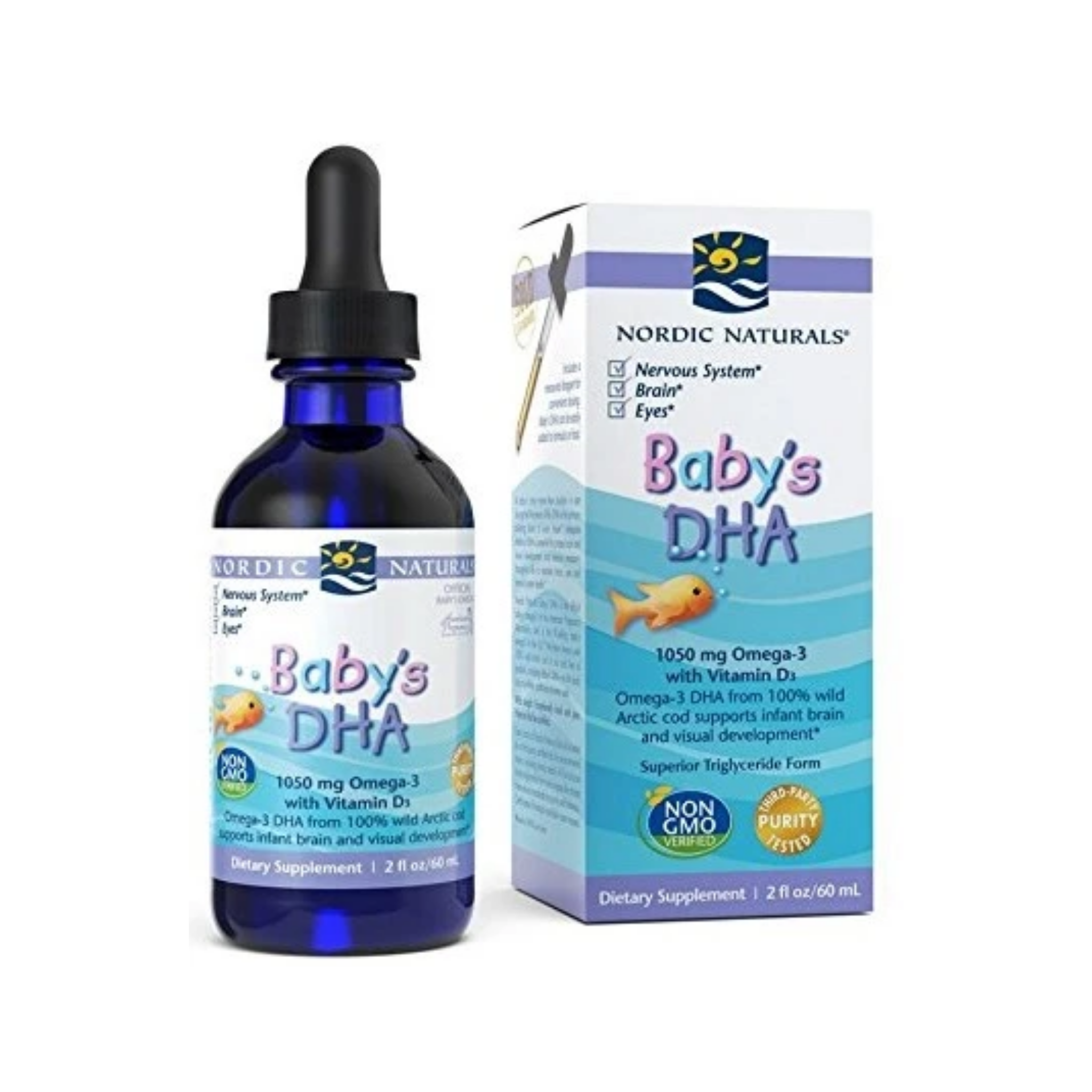 Nordic Naturals Baby's DHA, 1050mg with Vitamin D3