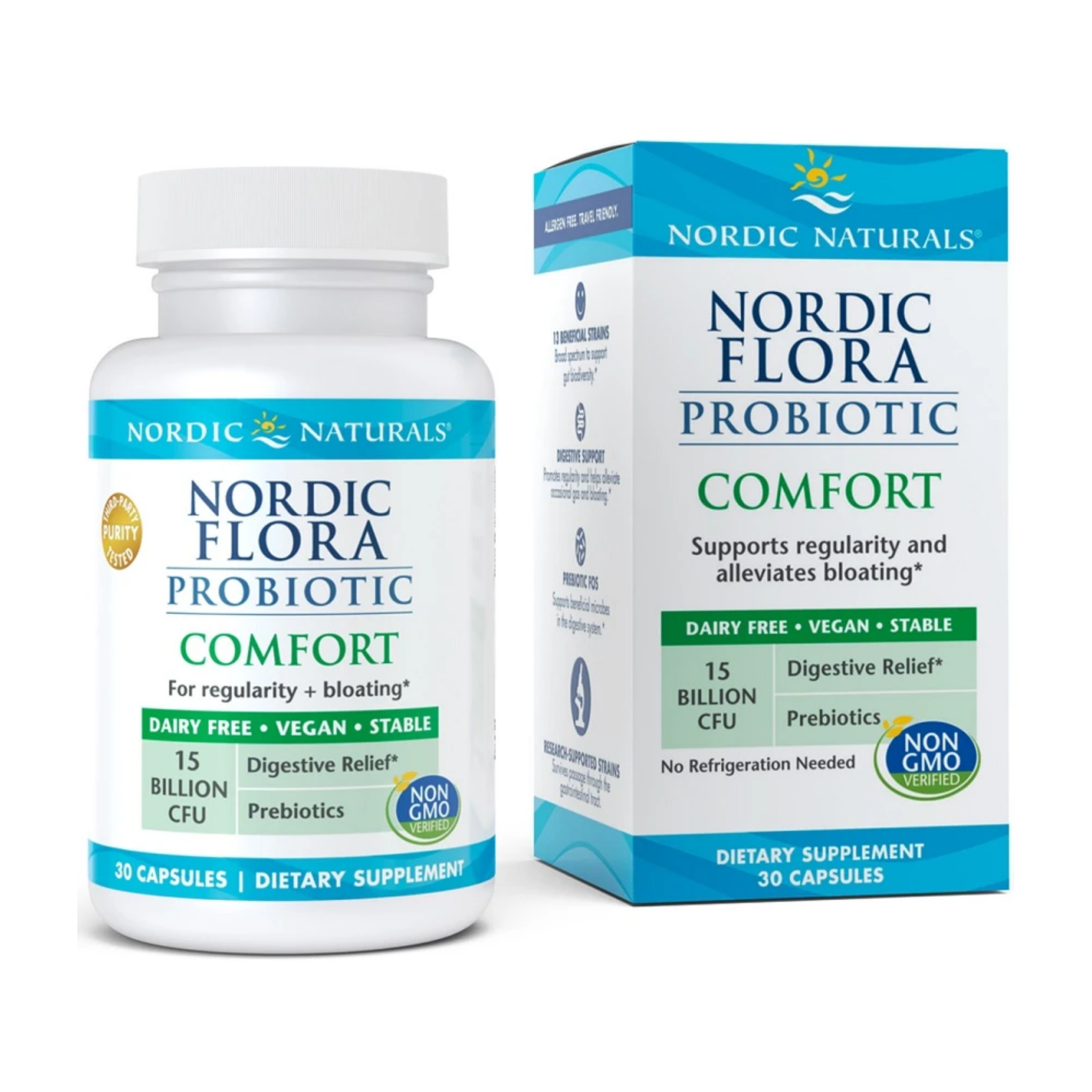 Nordic Naturals Nordic Flora Probiotic Comfort, 15 billion CFU