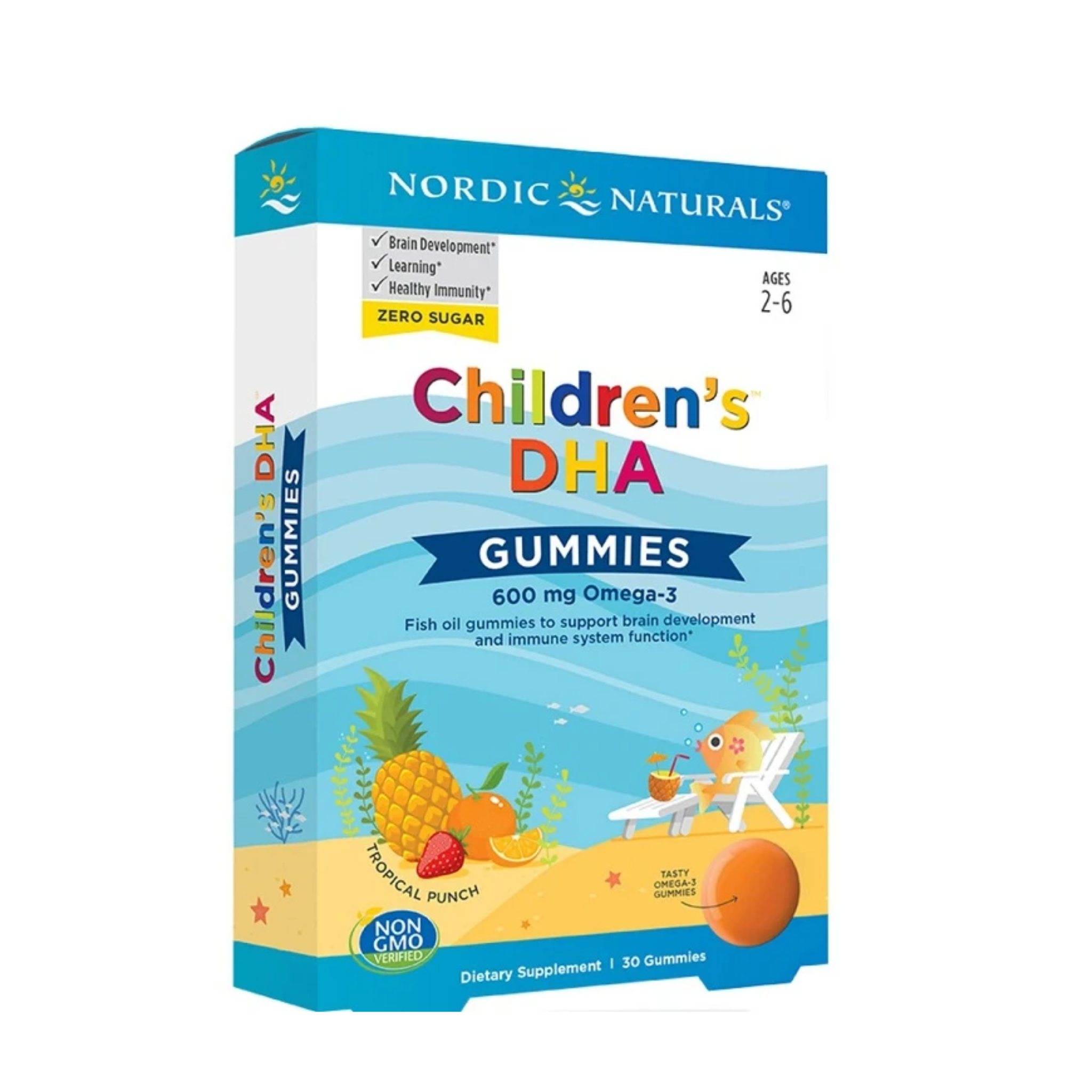 Nordic Naturals Children's DHA Gummies, 600mg