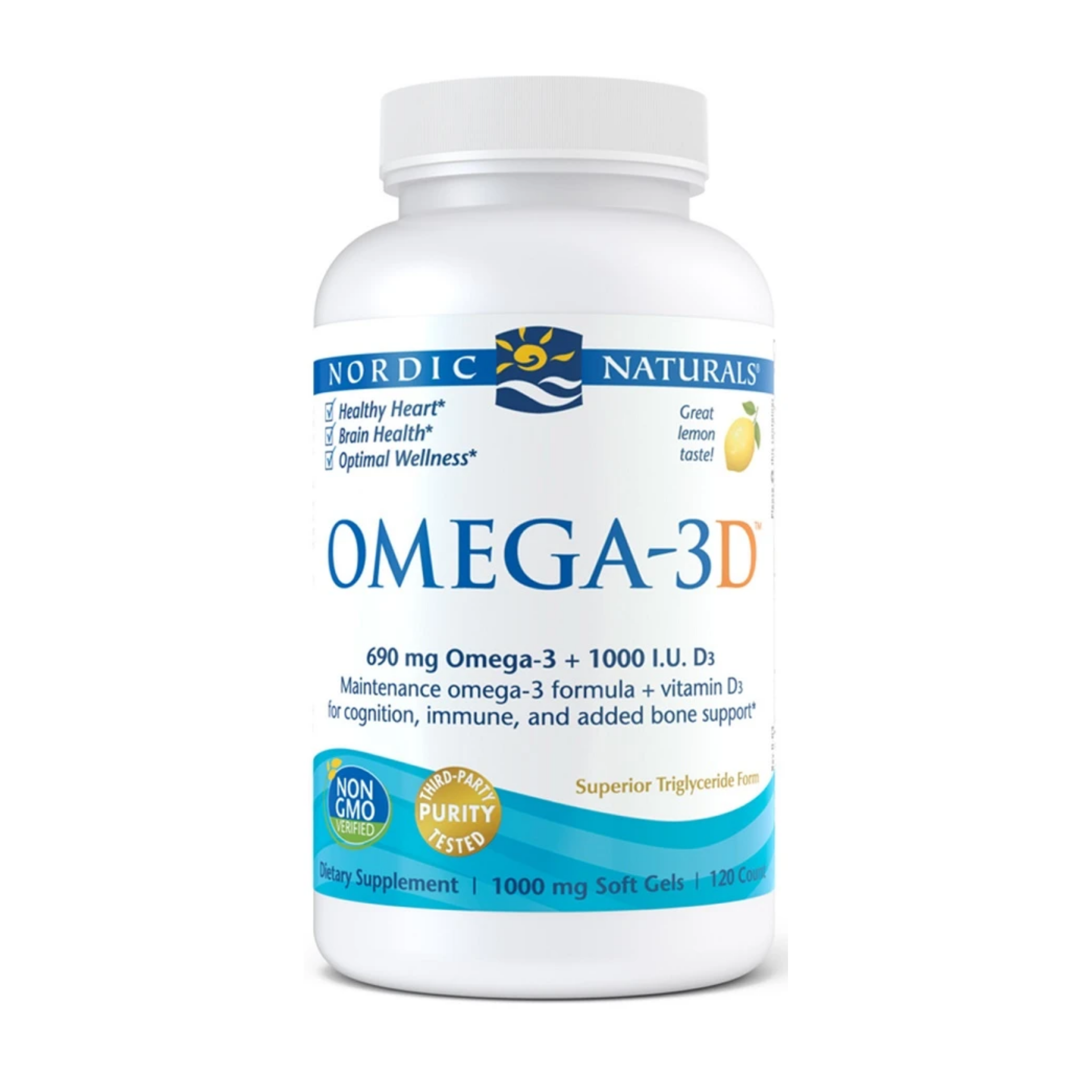 Nordic Naturals Nordic Naturals Omega-3D, 690mg Lemon